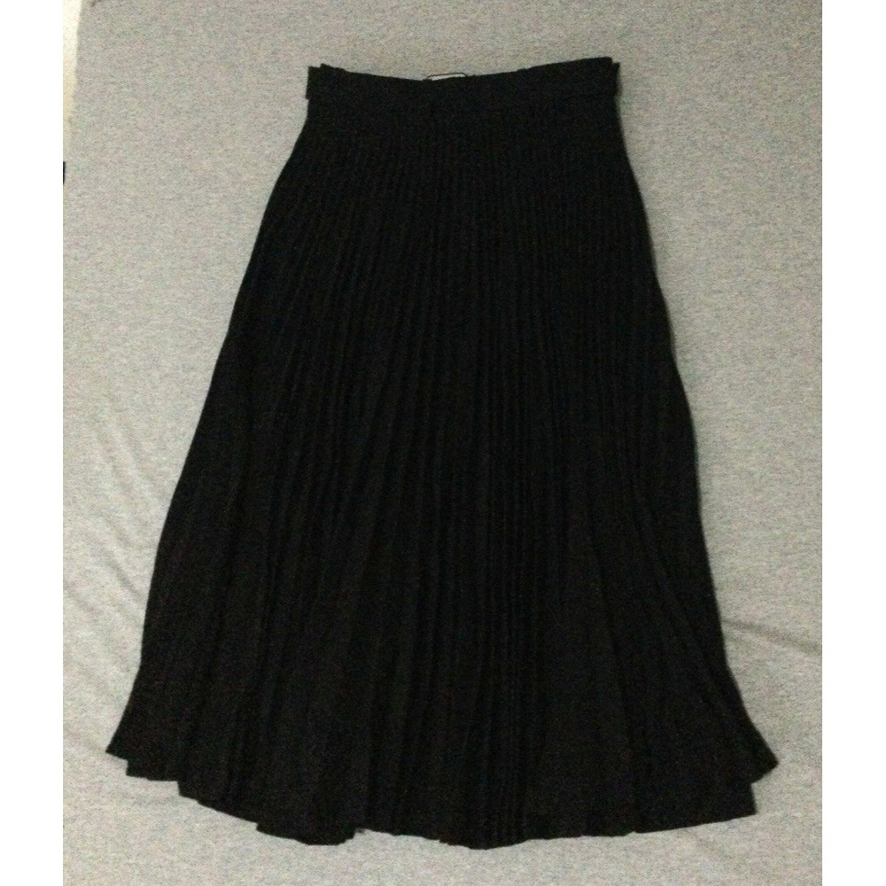 Zara Pleated belted Skirt Size small mixed fabric heavy - Picture 6 of 13